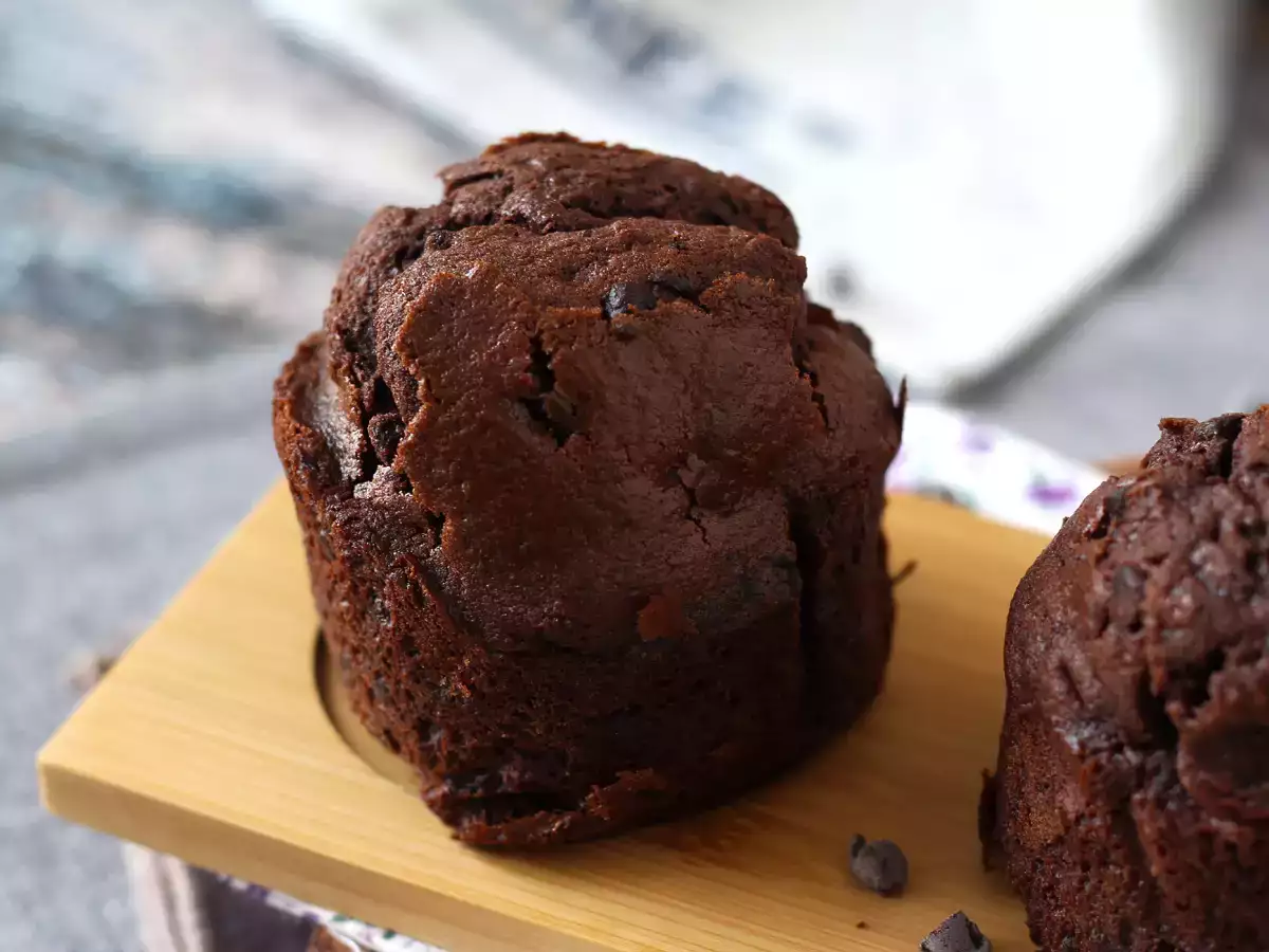 Τα καλύτερα muffins σοκολάτας: τεράστια και υγρά - φωτογραφία 5