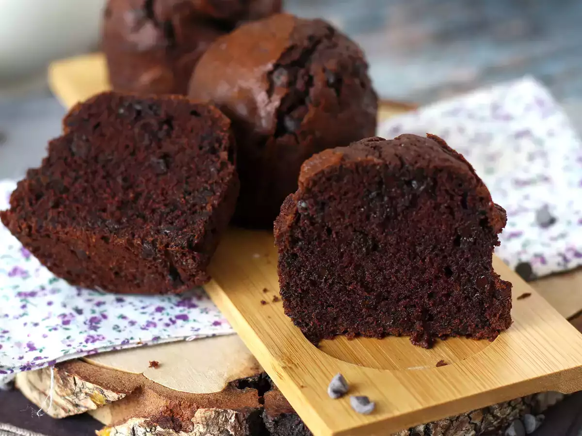 Τα καλύτερα muffins σοκολάτας: τεράστια και υγρά - φωτογραφία 6