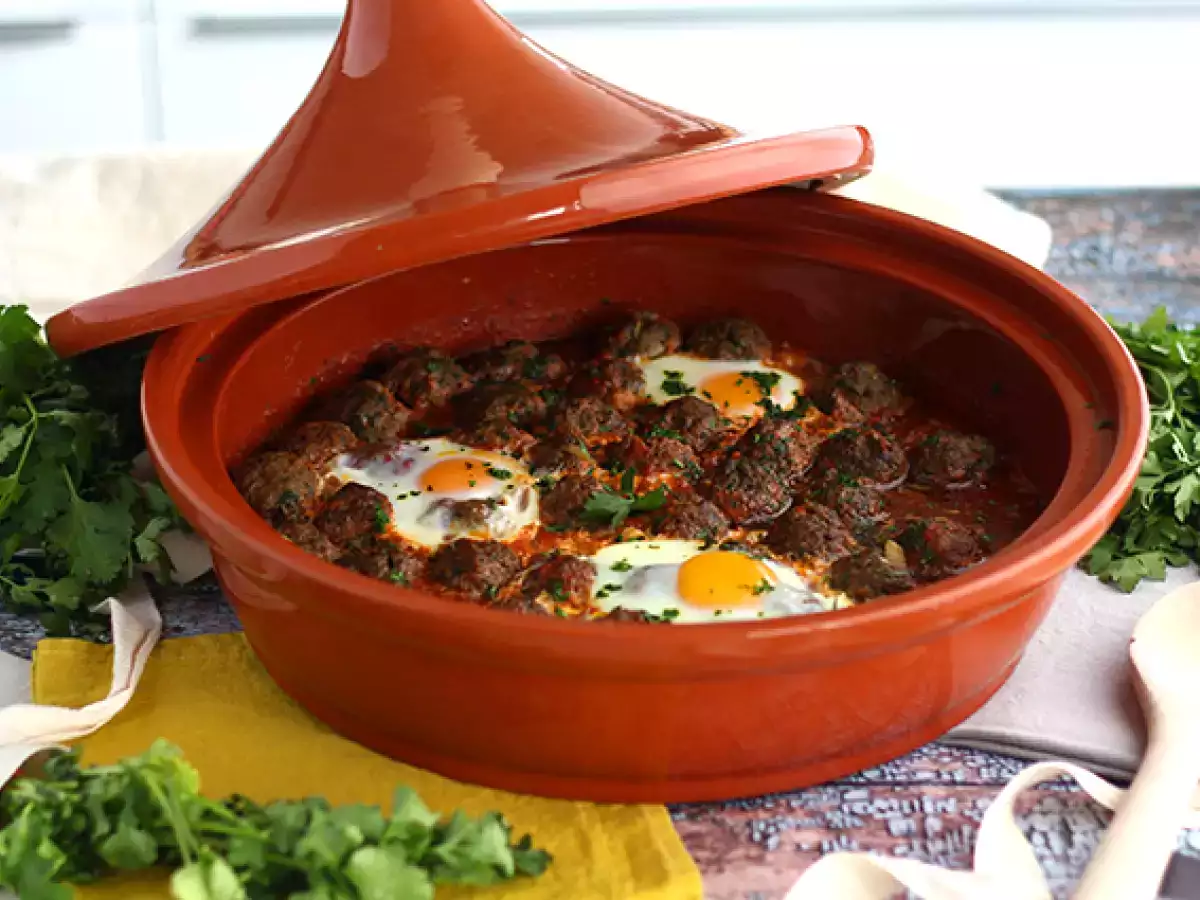 Tajine από κεφτά (κεφτέδες με μπαχαρικά και βότανα) - φωτογραφία 2