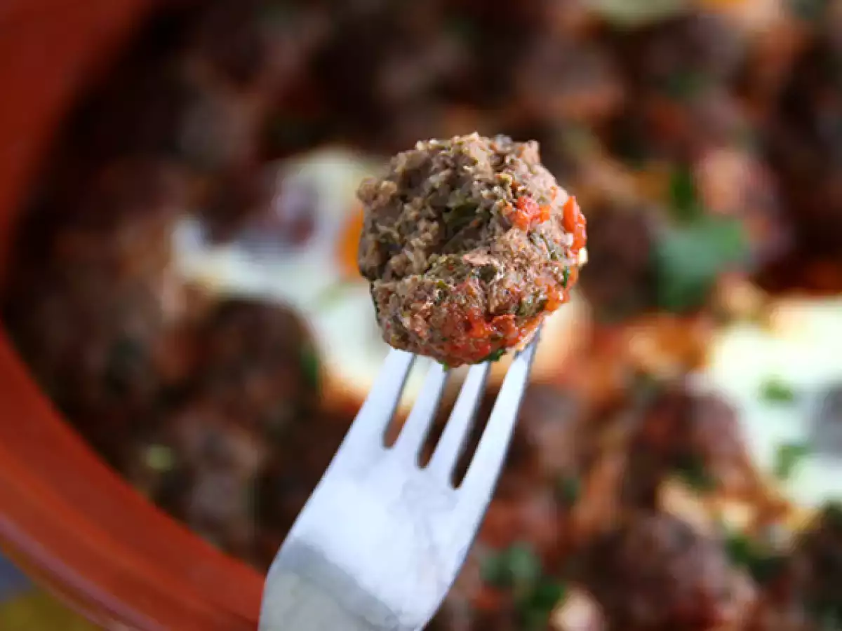 Tajine από κεφτά (κεφτέδες με μπαχαρικά και βότανα) - φωτογραφία 4