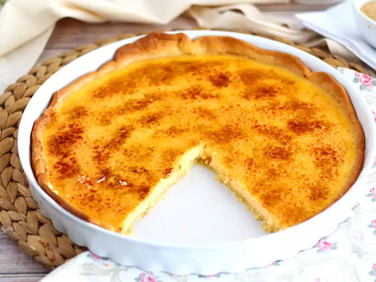 Τάρτα Crème brûlée, ένα εκλεπτυσμένο επιδόρπιο βήμα προς βήμα - φωτογραφία 2