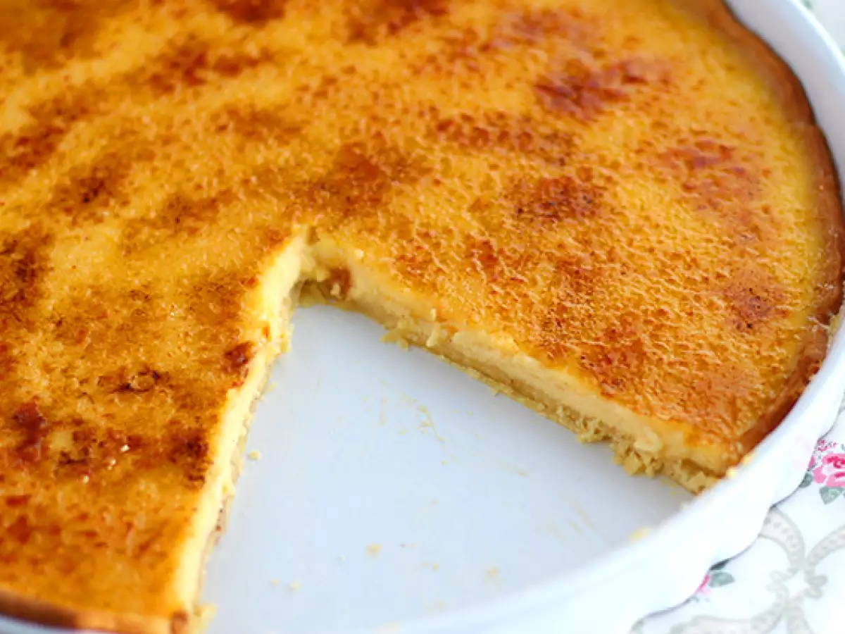 Τάρτα Crème brûlée, ένα εκλεπτυσμένο επιδόρπιο βήμα προς βήμα - φωτογραφία 4