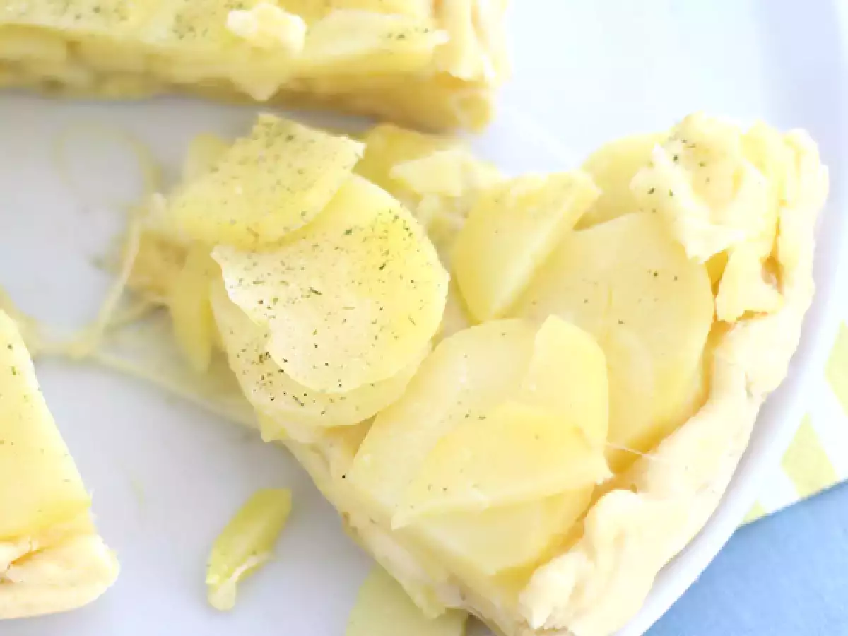 Tarte Tatin με πατάτες και καντάλι - φωτογραφία 2