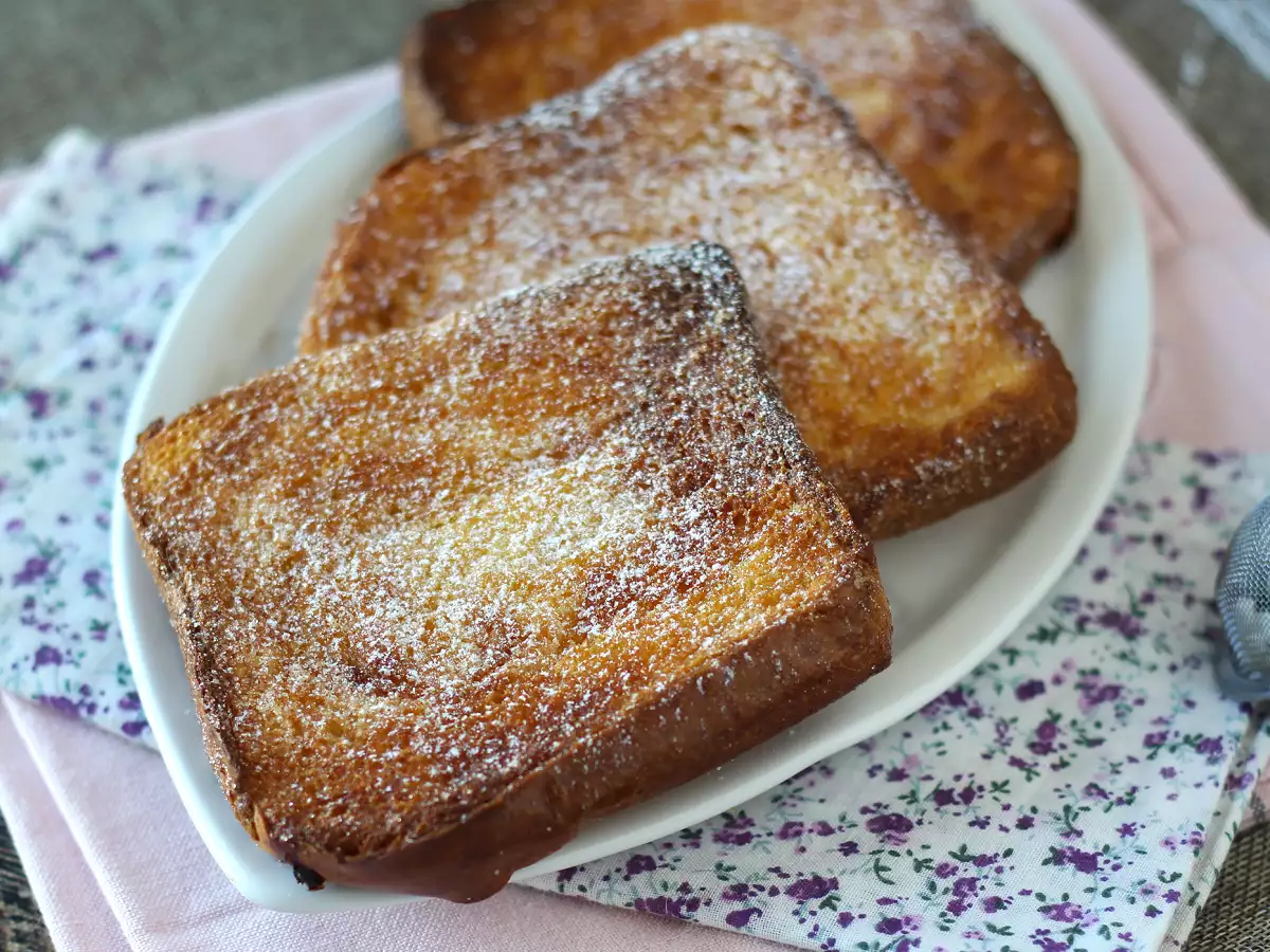 Torrijas στη φριτέζα αέρα με ψωμί μπριός, μια παράδοση χωρίς επιπλοκές - φωτογραφία 7
