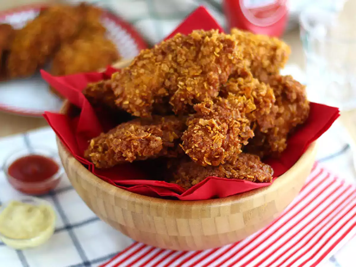 Τραγανά κοτόπουλα τύπου KFC - φωτογραφία 2