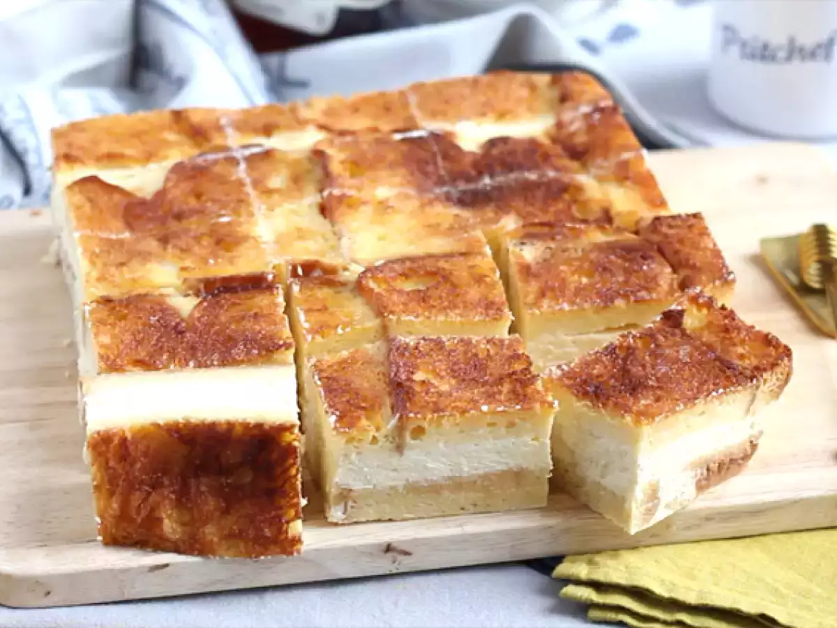 Τσίζκεϊκ και μπάρες cheesecake γαλλικού τοστ (French toast cheesecake bars) - φωτογραφία 2