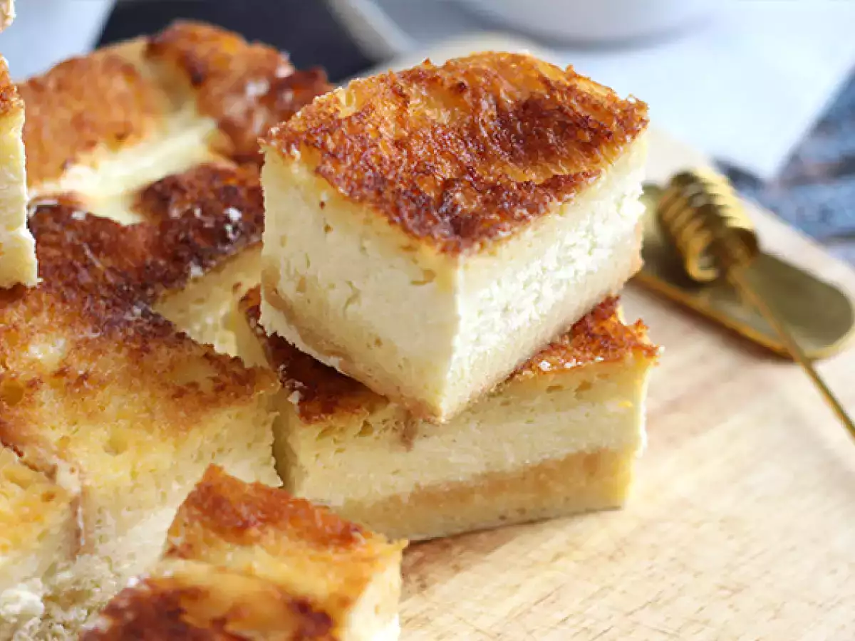 Τσίζκεϊκ και μπάρες cheesecake γαλλικού τοστ (French toast cheesecake bars) - φωτογραφία 4