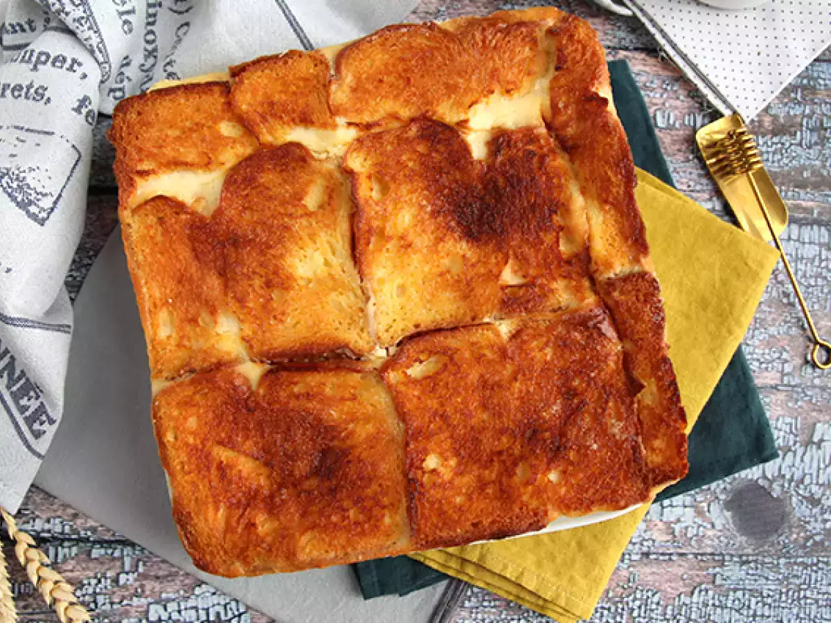 Τσίζκεϊκ και μπάρες cheesecake γαλλικού τοστ (French toast cheesecake bars) - φωτογραφία 6