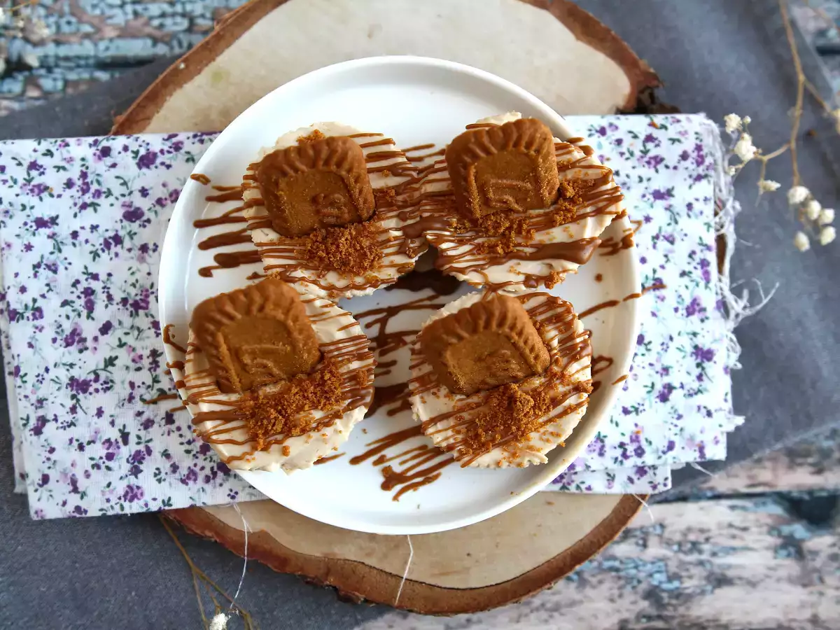 Τυρόπιτες χωρίς ψήσιμο με μπισκότα speculoos - φωτογραφία 3