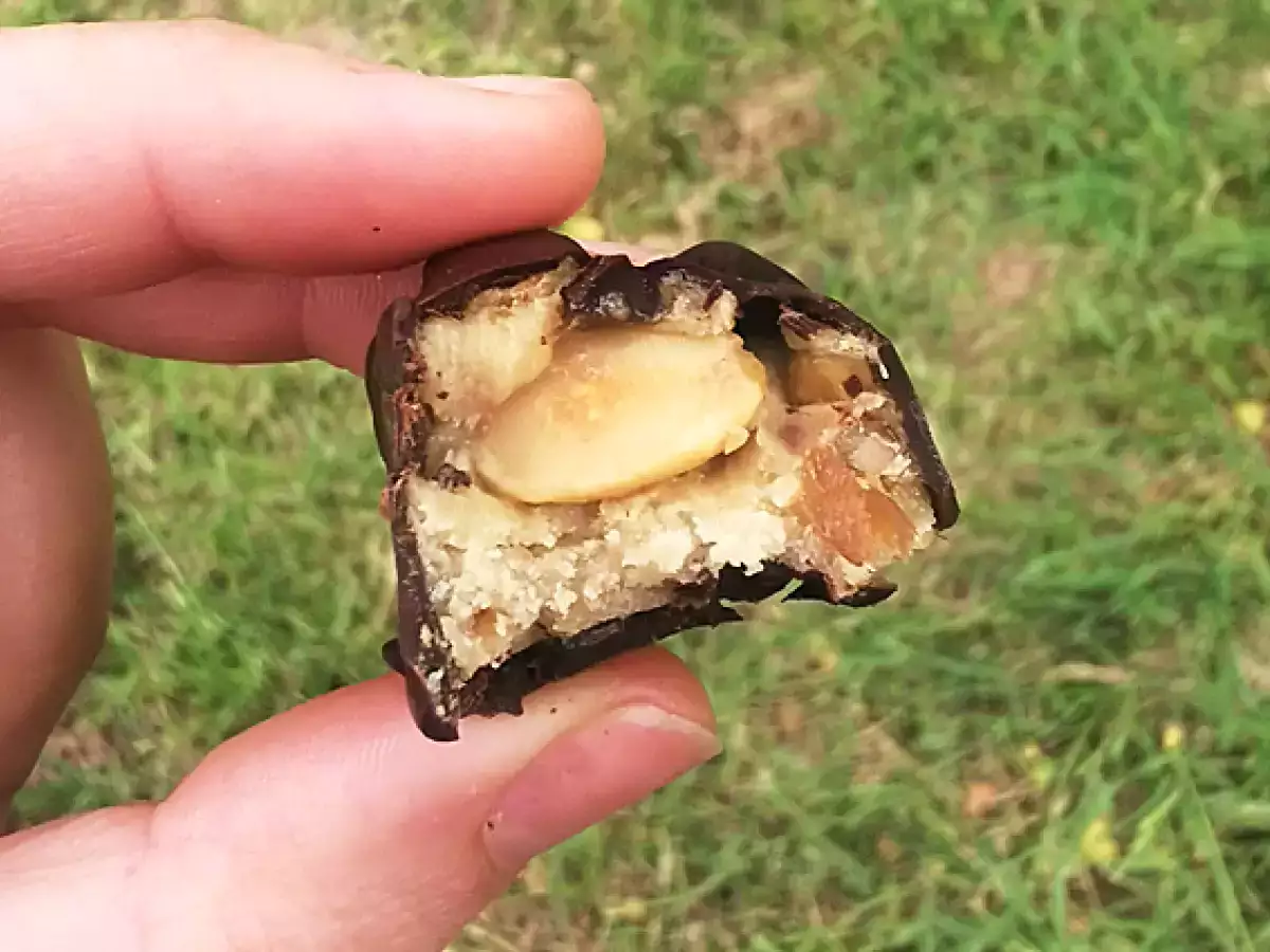Vegan και χωρίς γλουτένη σπιτικές μπάρες Snickers - φωτογραφία 2