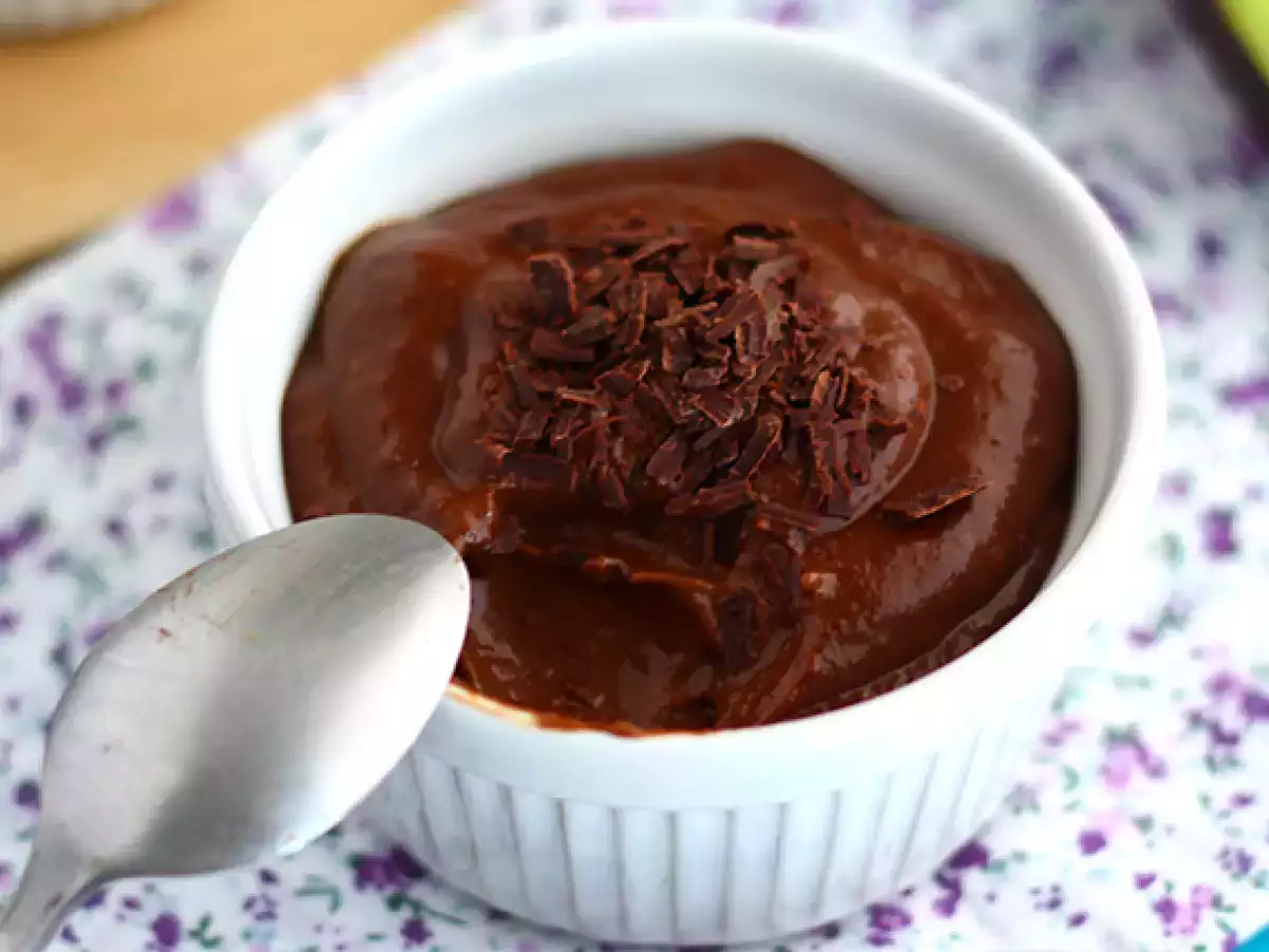 Vegan κρέμες επιδόρπιου - Σοκολάτα, μπανάνα, αβοκάντο - φωτογραφία 4