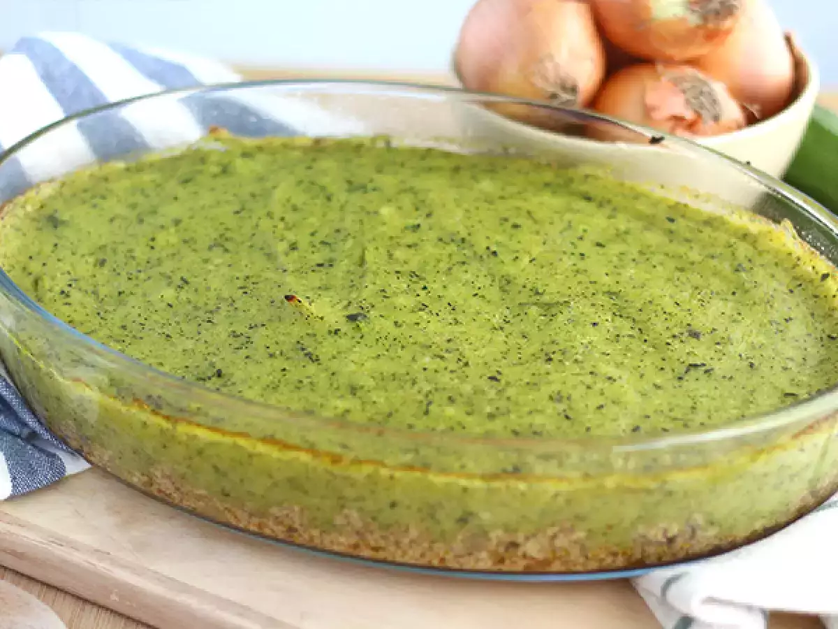 Vegan πίτα βοσκού με κολοκυθάκια και τόφου